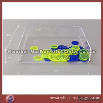 Transparent Perspex Containers